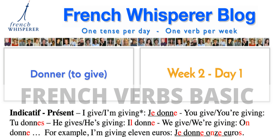 french verbs basic