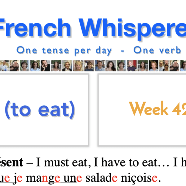 41 life-changing weeks of french verbs help – extra Week42 – Day2