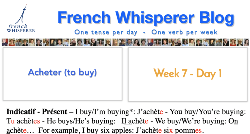 french verbs in present tense