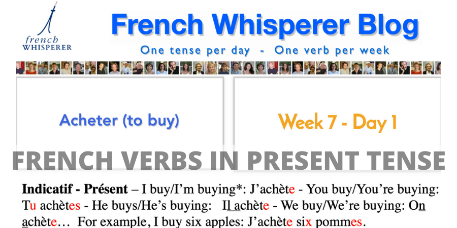 french verbs in present tense