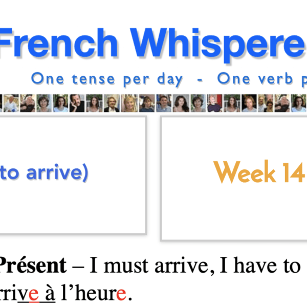 How do you learn french quickly – 41 life-changing weeks – Week14- Day2