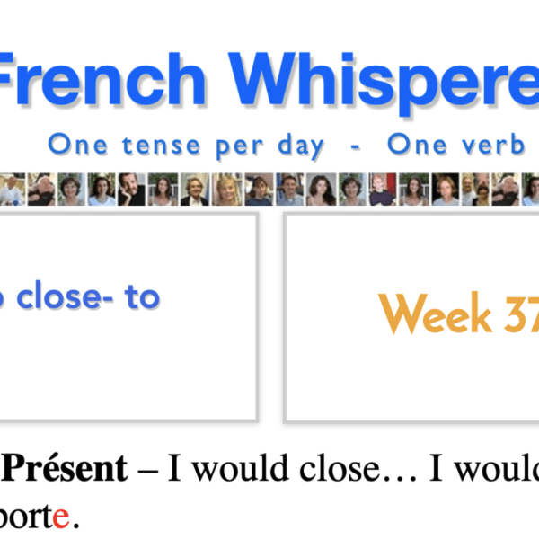 How speak french language – 41 life-changing weeks – Week37 – Day6