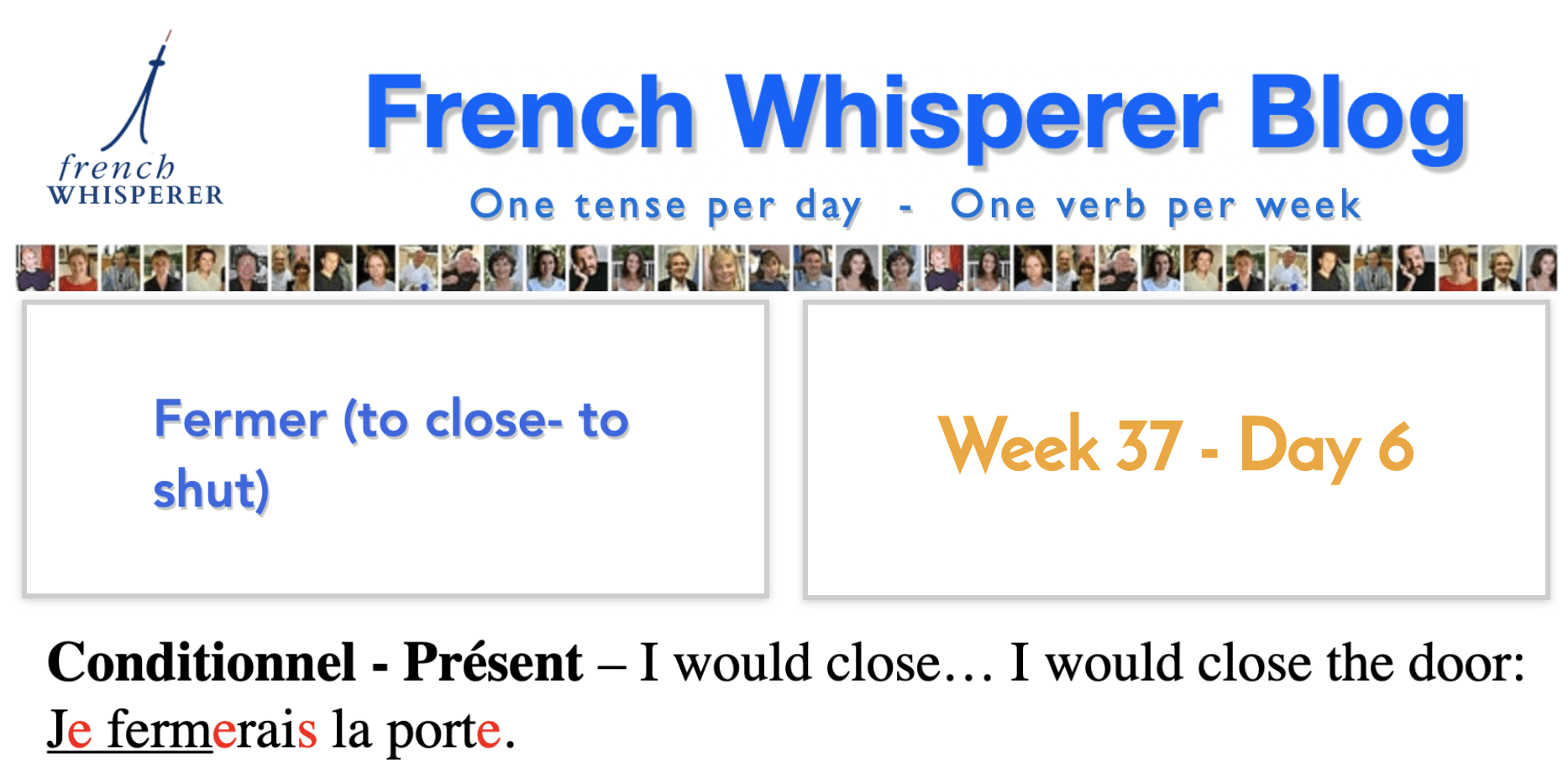 How speak french language - 41 life-changing weeks - Week37 - Day6 ...