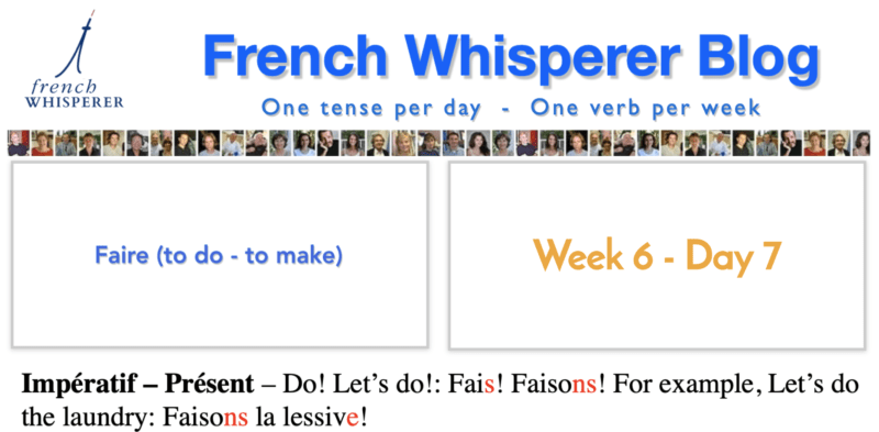 how to conjugate French verbs