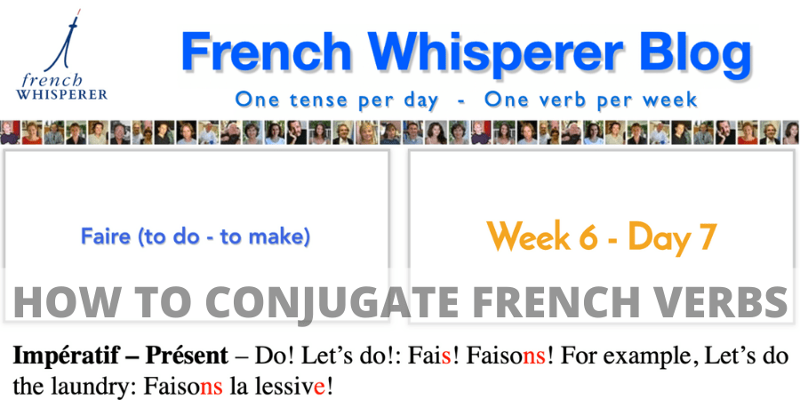 how to conjugate french verbs