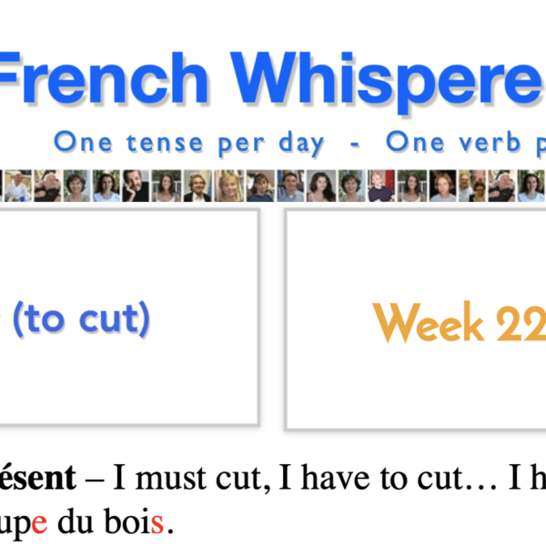 How to learn French – 41 life-changing weeks – Week22 – Day2