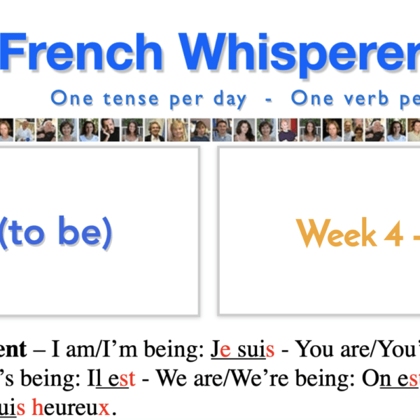 i am french conjugation – 41 life-changing weeks – Week4 – Day1