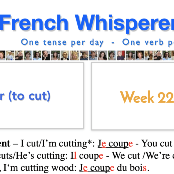 Learn french 101 – 41 life-changing weeks – Week22 – Day1