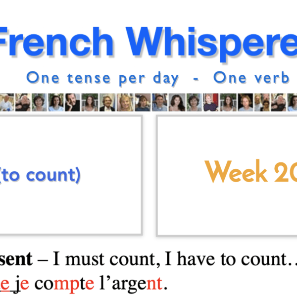 41 life-changing weeks to learn french accent  – Week20 – Day2