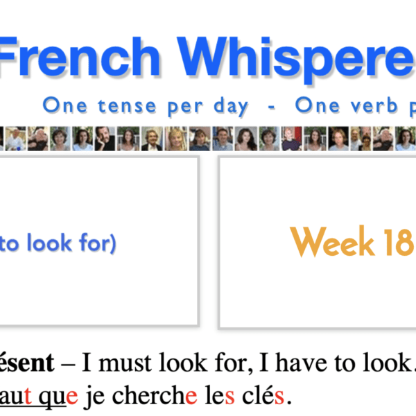 41 life-changing weeks to learn french as a second language – Week18 – Day2