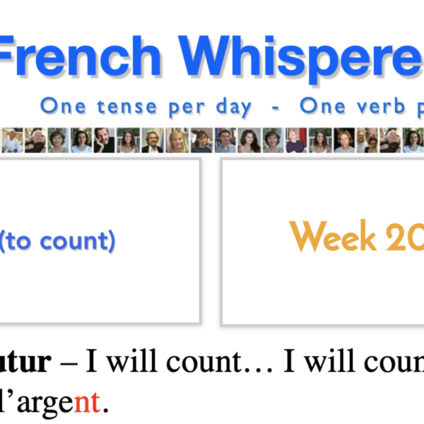 Learn french ebook – 41 life-changing weeks – Week20 – Day5