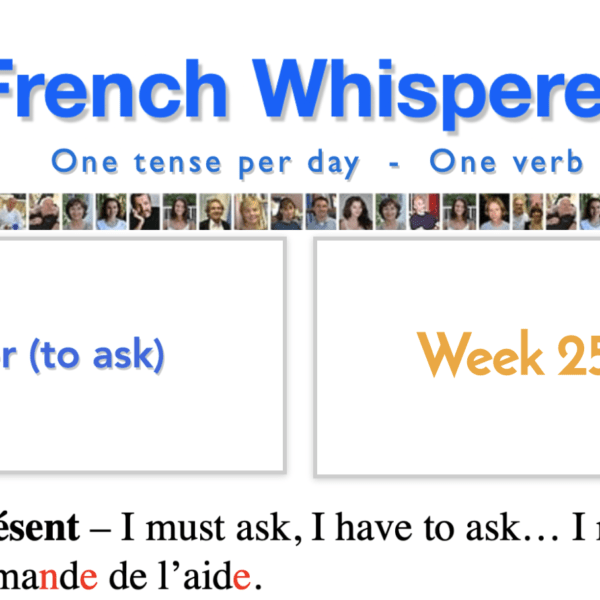 41 life-changing weeks to learn french faster – Week25 – Day2