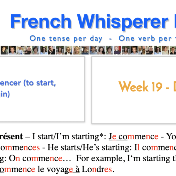 Learn french guide – 41 life-changing weeks – Week19 – Day1