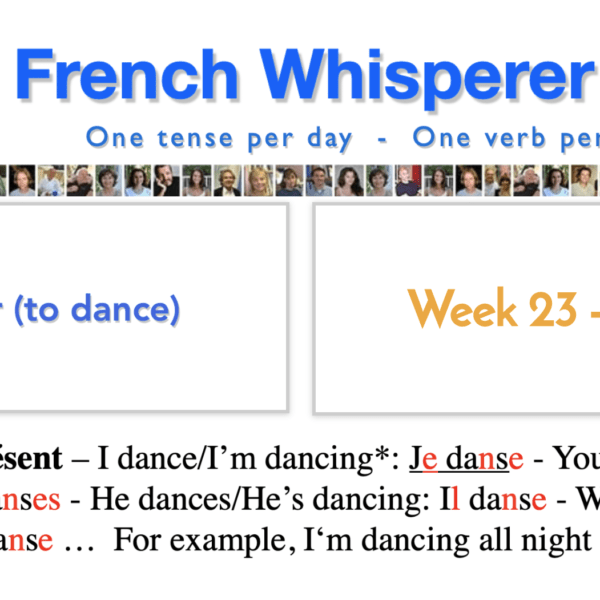 Learn french language app – 41 life-changing weeks – Week23 – Day1