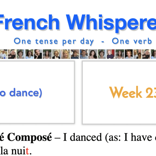 Learn french verbs – 41 life-changing weeks – Week23 – Day3