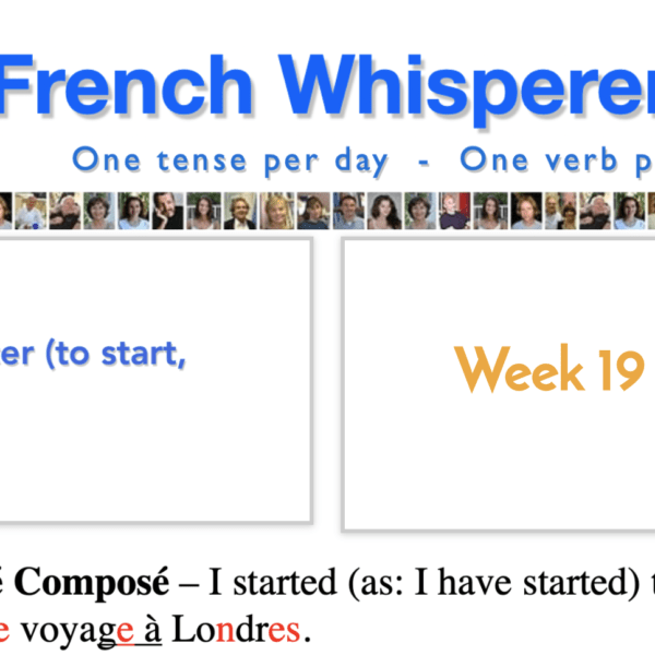 Learn french yourself – 41 life-changing weeks – Week19 – Day3