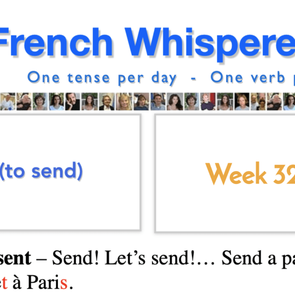 Learning french language online – 41 life-changing weeks – Week32 – Day7