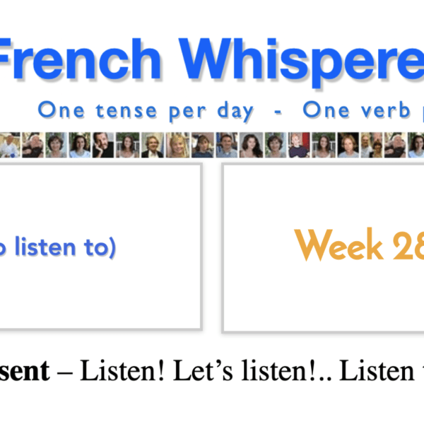 Learning french sentences – 41 life-changing weeks – Week28 – Day7