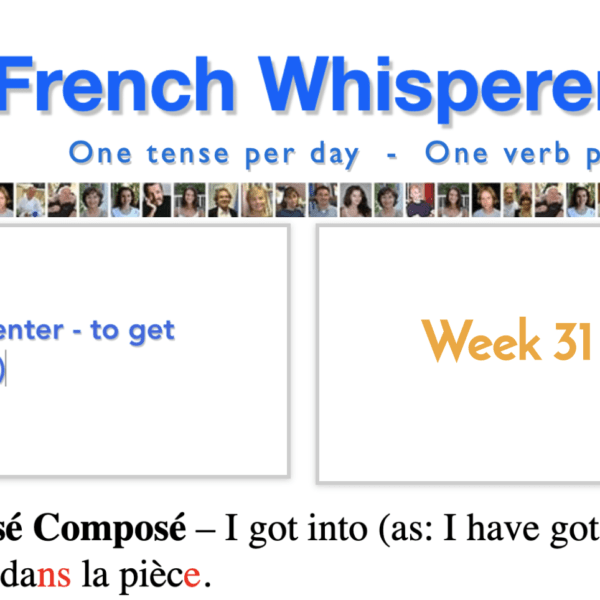 Learning french vocabulary – 41 life-changing weeks – Week31 – Day3