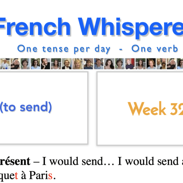 Learning french words – 41 life-changing weeks – Week32 – Day6