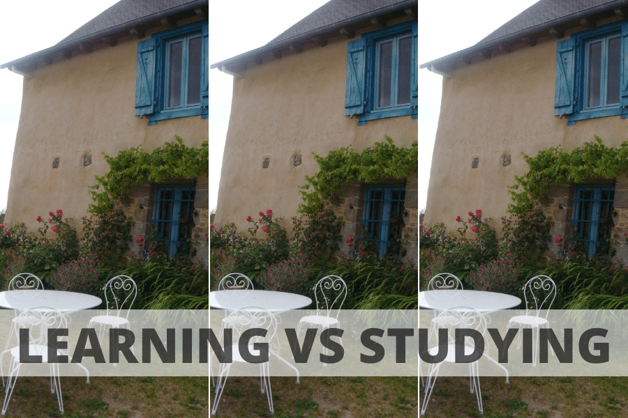 learning vs studying