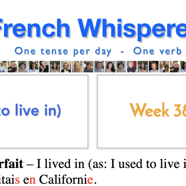 Speak french accent – 41 life-changing weeks – Week38 – Day4