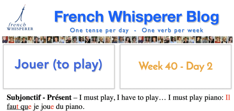 the french verbs to know