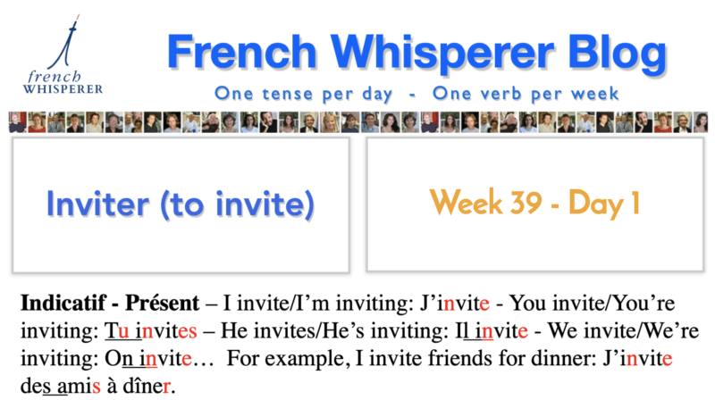 to learn french verb