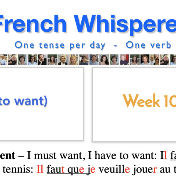 to want french conjugation – 41 life-changing weeks – Week10 – Day2