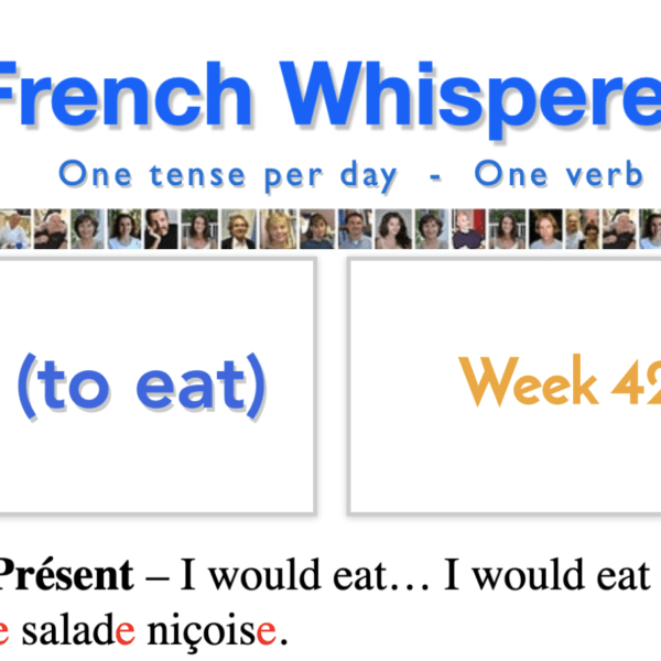 Top 10 french verbs – Week42 – Day6