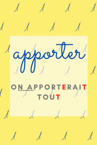 verb apporter in french