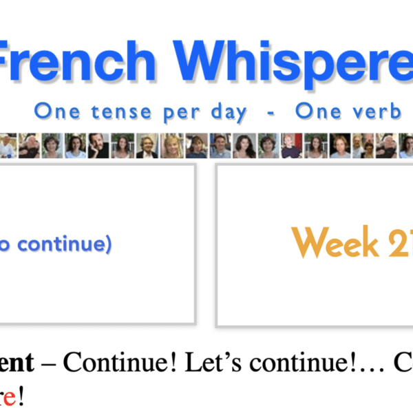 Where can i learn french for free – 41 life-changing weeks – Week21 – Day7